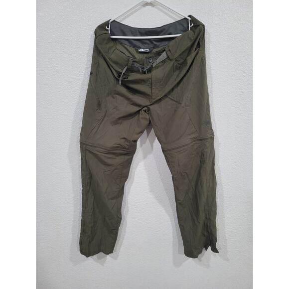 The North Face Men's Convertible Green Pants size‎ 36 Paramount Pro #P2 - Picture 1 of 8